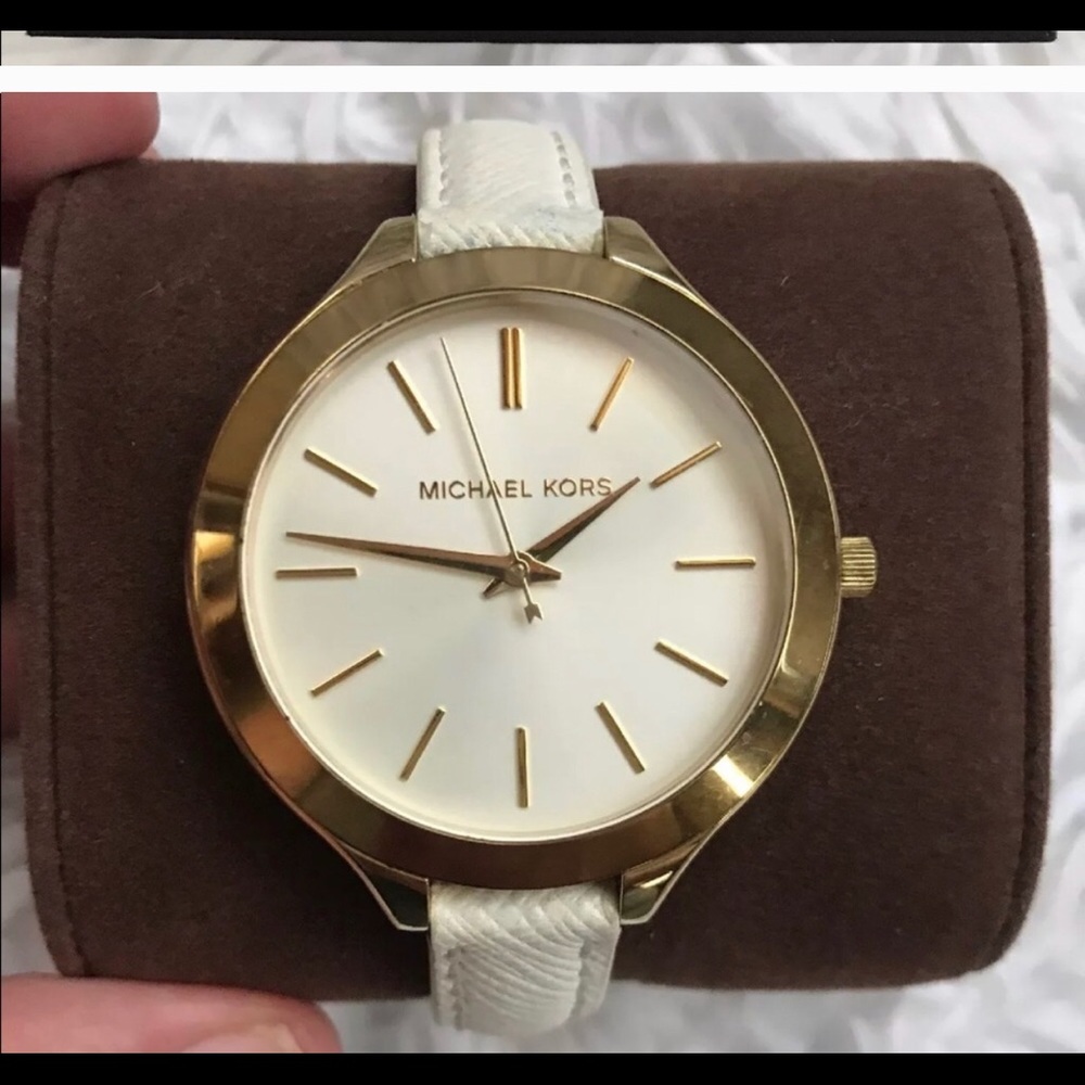 Micheal Kors white watch